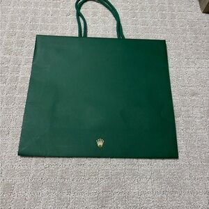 Rolex Green Tote Bag